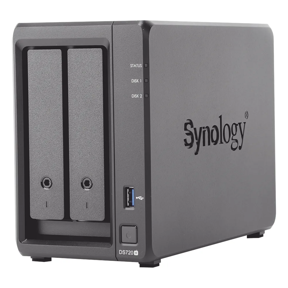 Servidor NAS de escritorio con 2 bahías / Expandible a 7 bahías / Hasta 112 TB