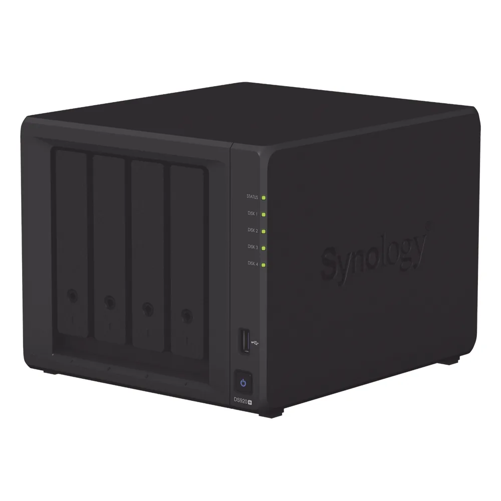 Servidor NAS de escritorio con 4 bahías / Expandible a 9 bahías / Hasta 144 TB