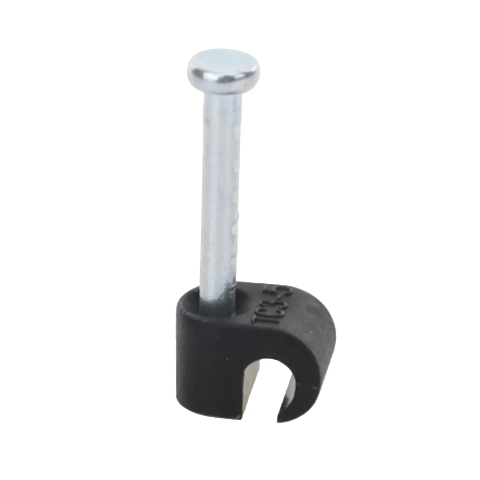 Grapa negra para Fibra óptica redonda de 3 mm (100pzs) (3101-00400)