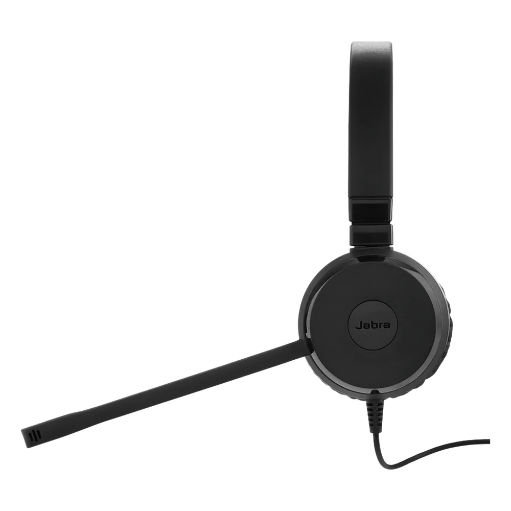 Jabra Evolve 20SE STEREO con conexión USB, micrófono con cancelación de ruido de última generación, configuración Plug and Play, Certificación Microsoft Teams (4993-823-309)