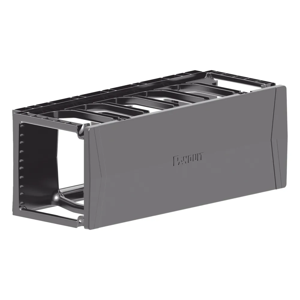 Organizador de Cables Horizontal PatchRunner™, Sencillo (Solo Frontal), Para Rack de 19in, 4UR