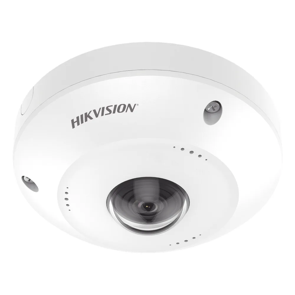 Fisheye IP 4 Megapixel / Panorámica 180° - 360° / Exterior IP67 / IK10 / PoE / Múltiples Vistas por iVMS-4200