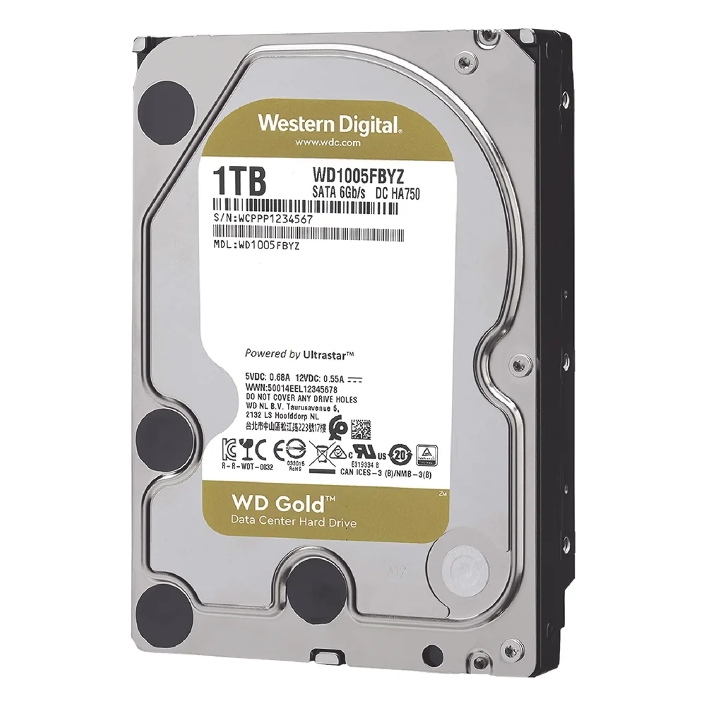 Disco Duro Gold de 1TB / Clase Enterprise / 5 AÑOS DE GARANTÍA