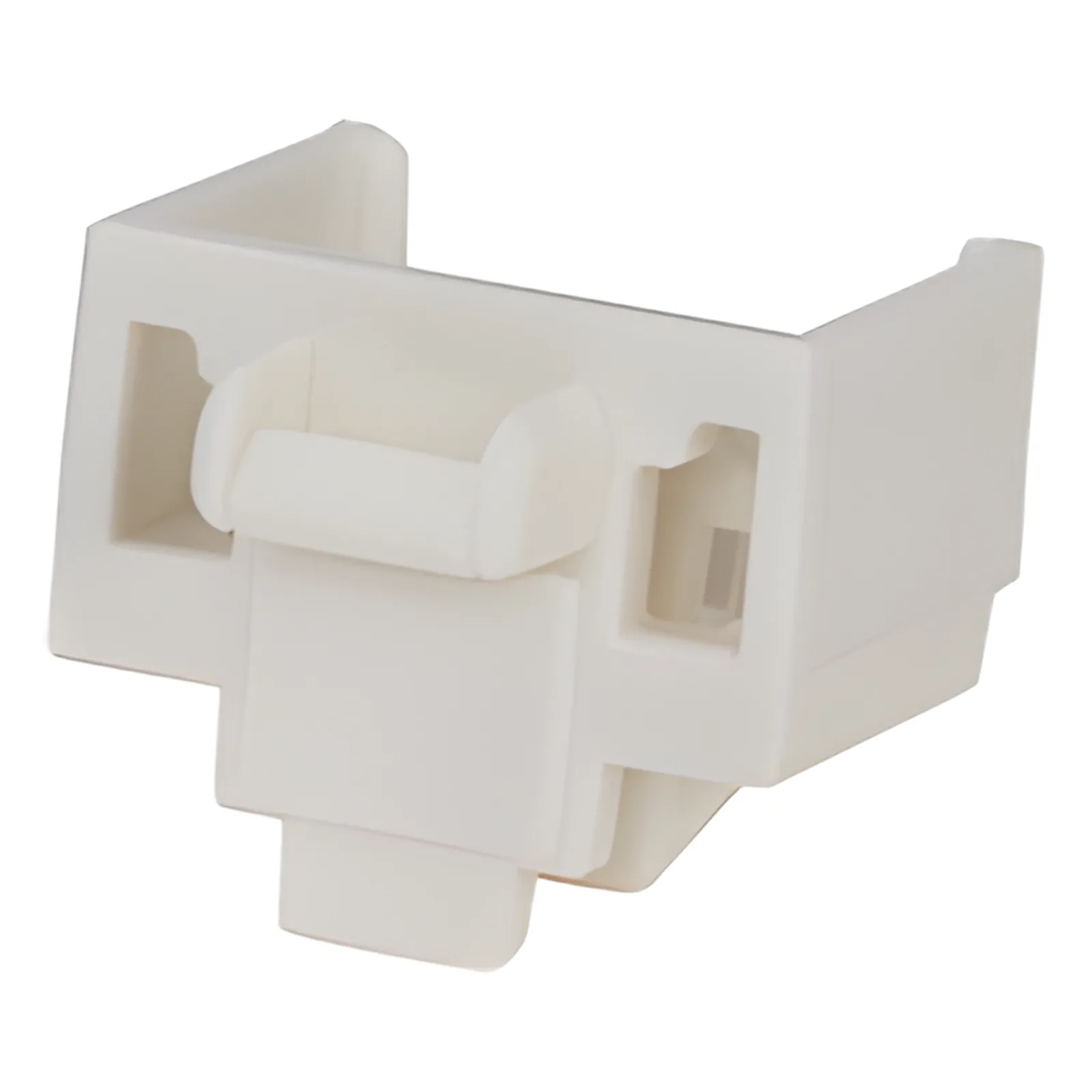 Kit de 10 Dispositivos para Bloquear Puertos Jack RJ45, Color Blanco Mate, Incluye Llave de Extracción