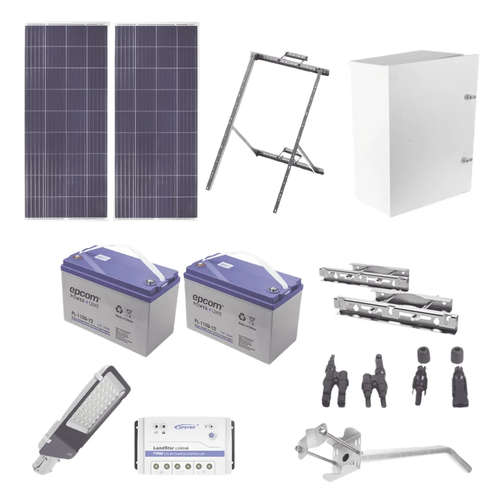 Kit de energía solar para alumbrado de 60 W