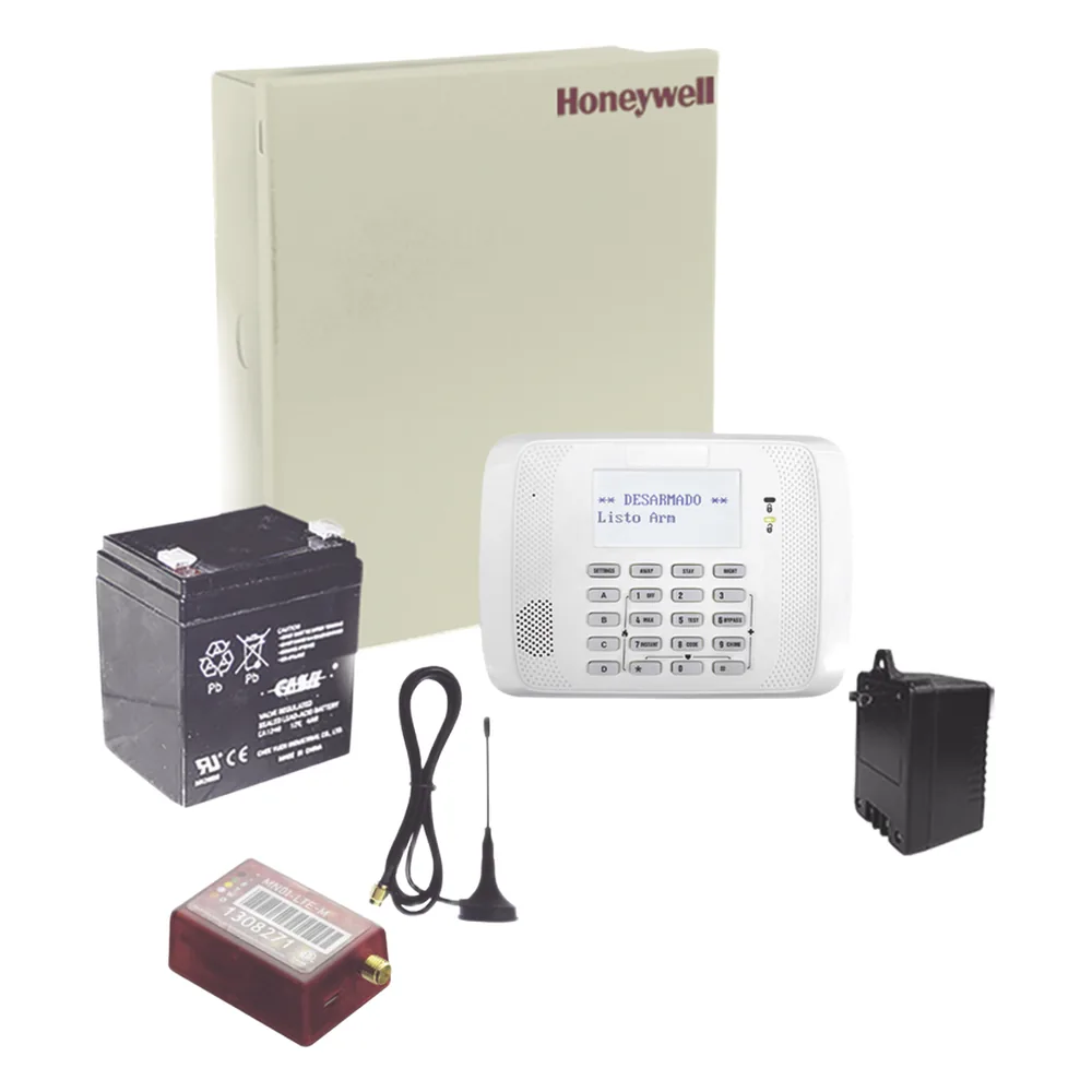 Kit de sistema de alarma VISTA-48LA con comunicador celular 4G LTE-M/5G y 2 años de servicio incluido