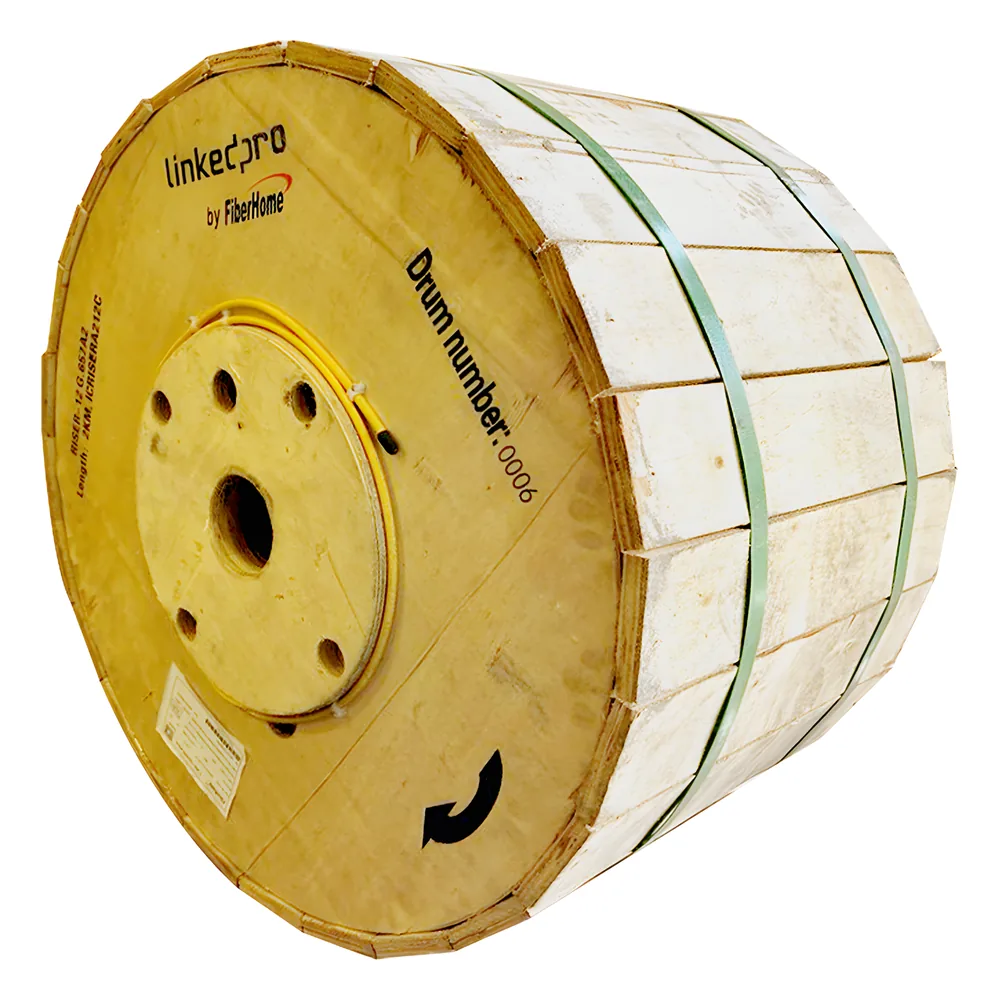 Cable de Fibra Óptica Monomodo, 12 hilos, para Interior, Tight Buffer 900µm, OFNR Riser, Dieléctrica