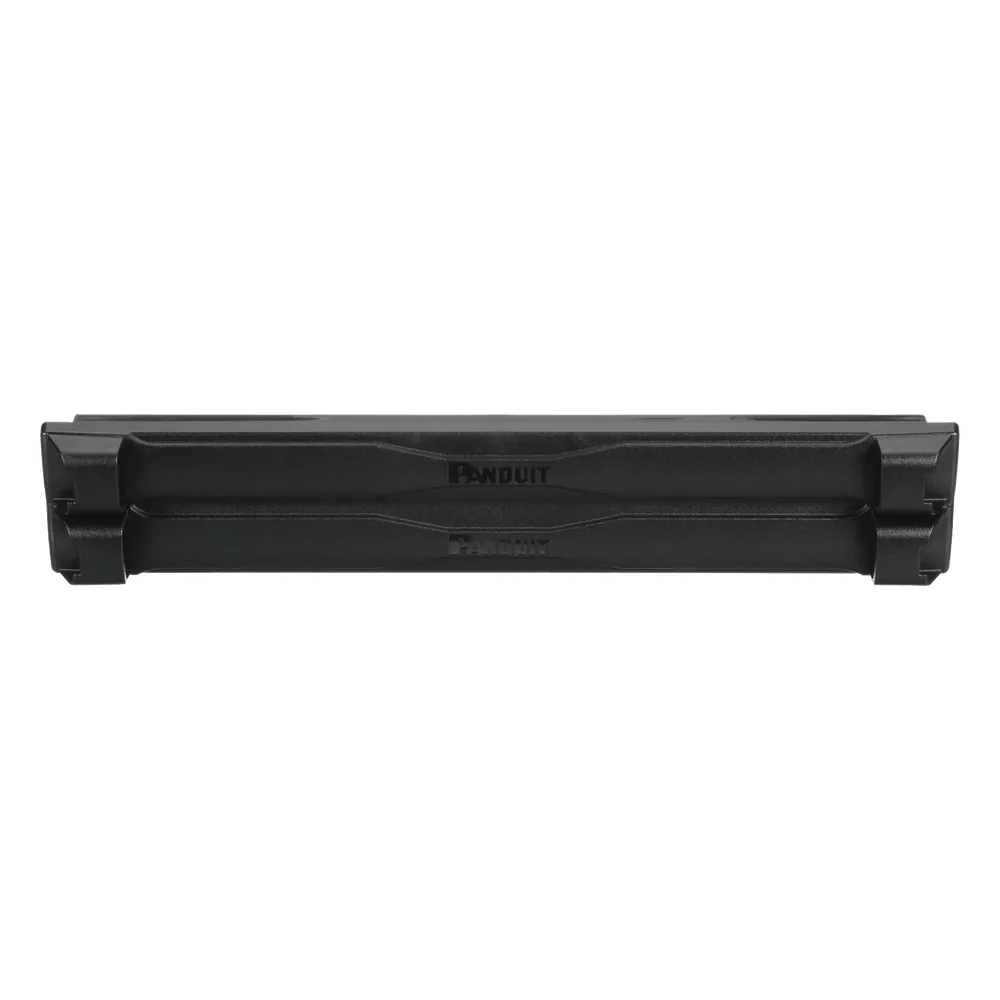 Tapa Ciega Estándar de 19in, Compatible con Racks con Rieles de Orificio Cuadrado, Instalación sin Herramienta, Plano, 2 UR, Color Negro