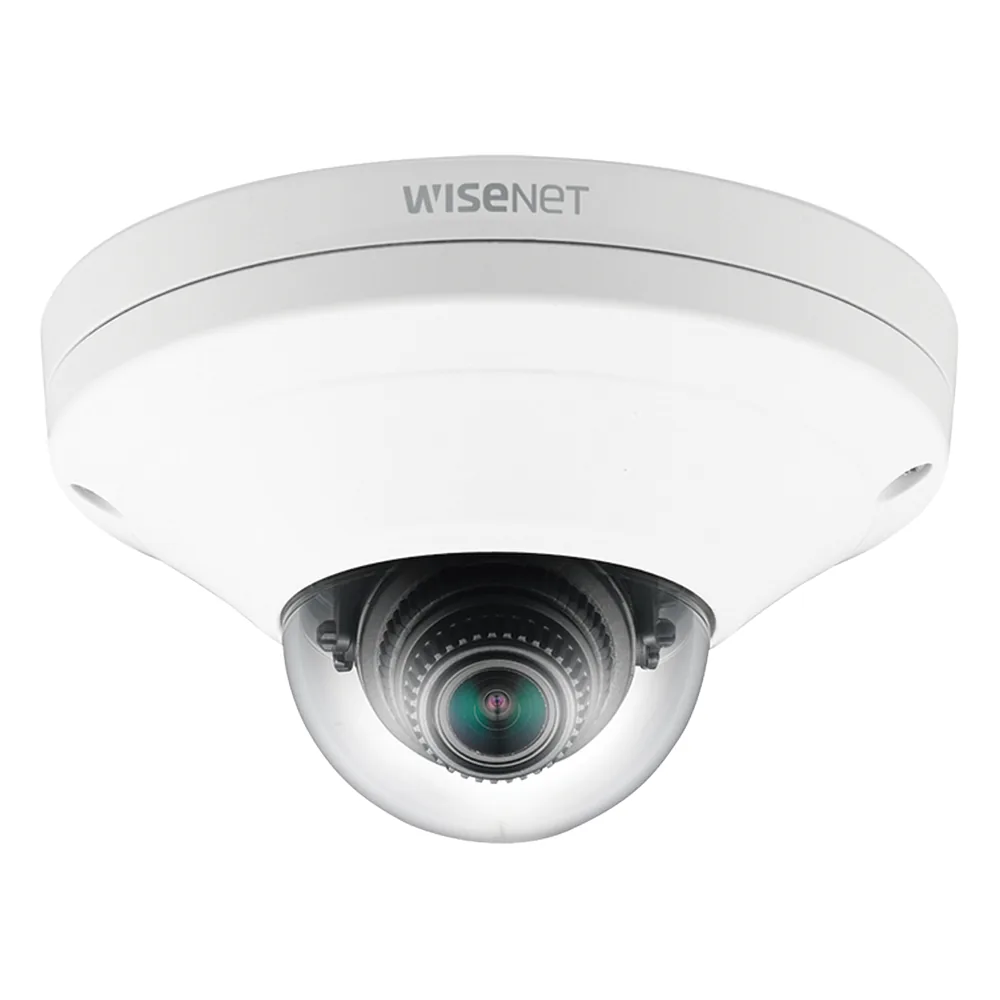 Cámara IP Mini Domo Exterior Antivandálico 2MP Color Blanco / Lente 2.8mm / WDR 150db / H.265 & WiseStream / Conteo de Personas / Video Analíticos Avanzados
