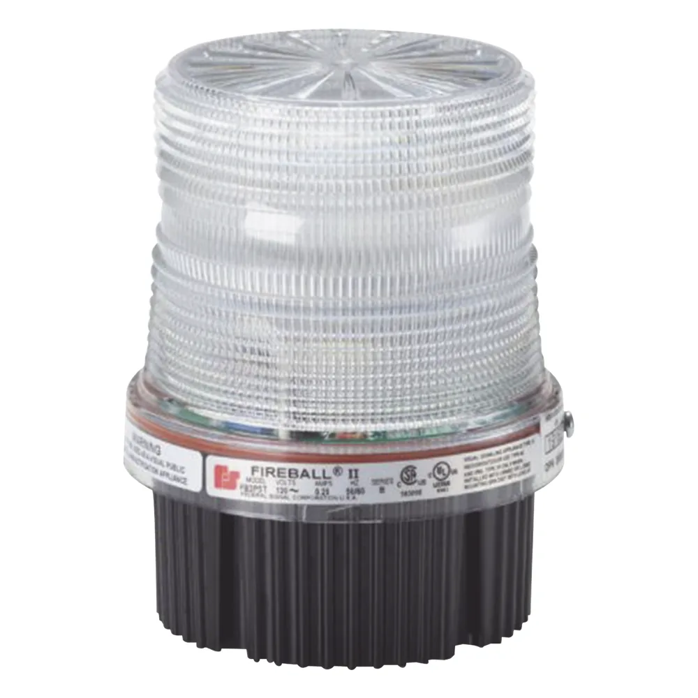 Fireball® LED Luz de advertencia Listado por UL y cUL 12-24 VCD Color Claro