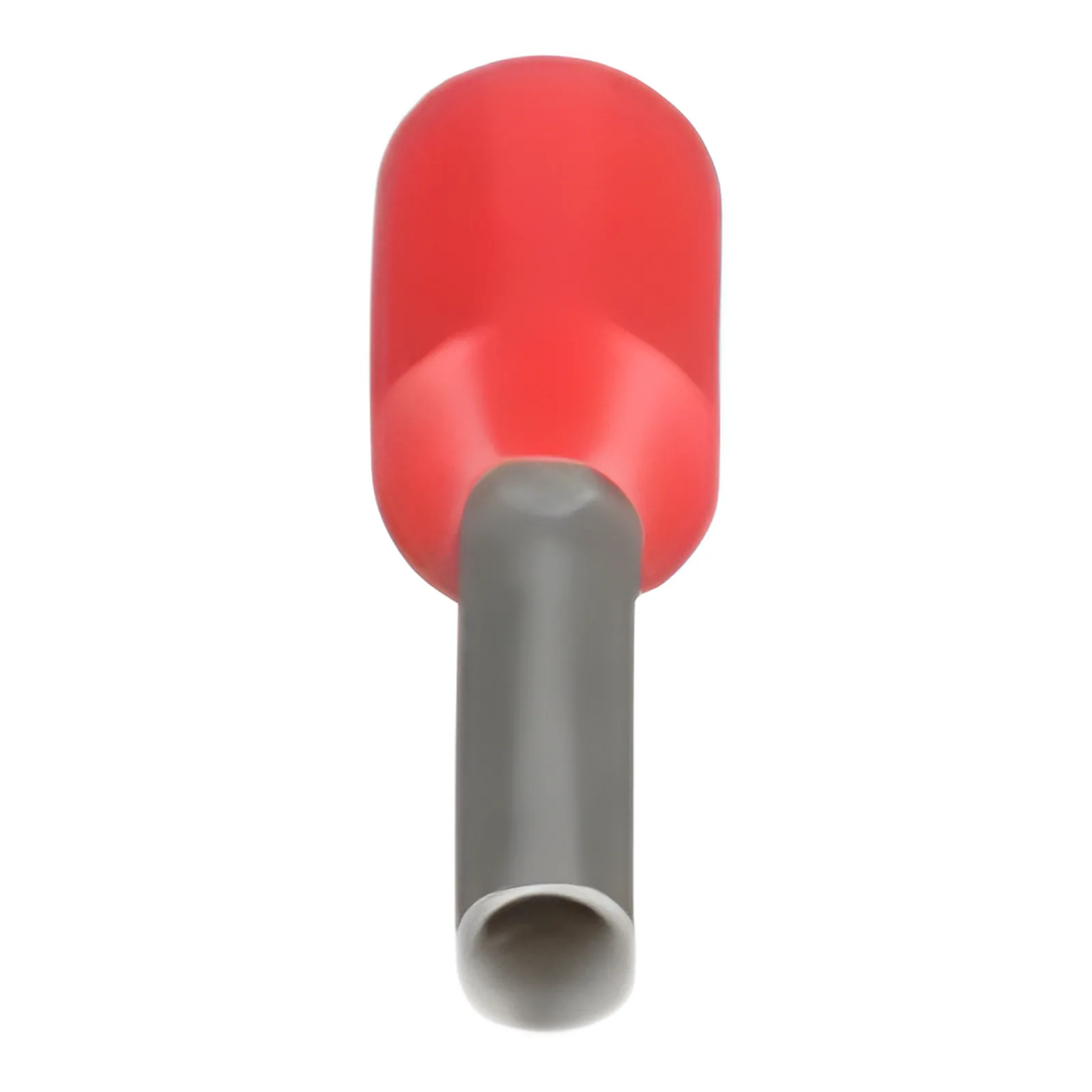 Ferrule Aislado PAN-TERM para Cable 8 AWG, Largo 12mm, DIN Color Rojo. Paquete 100 Piezas