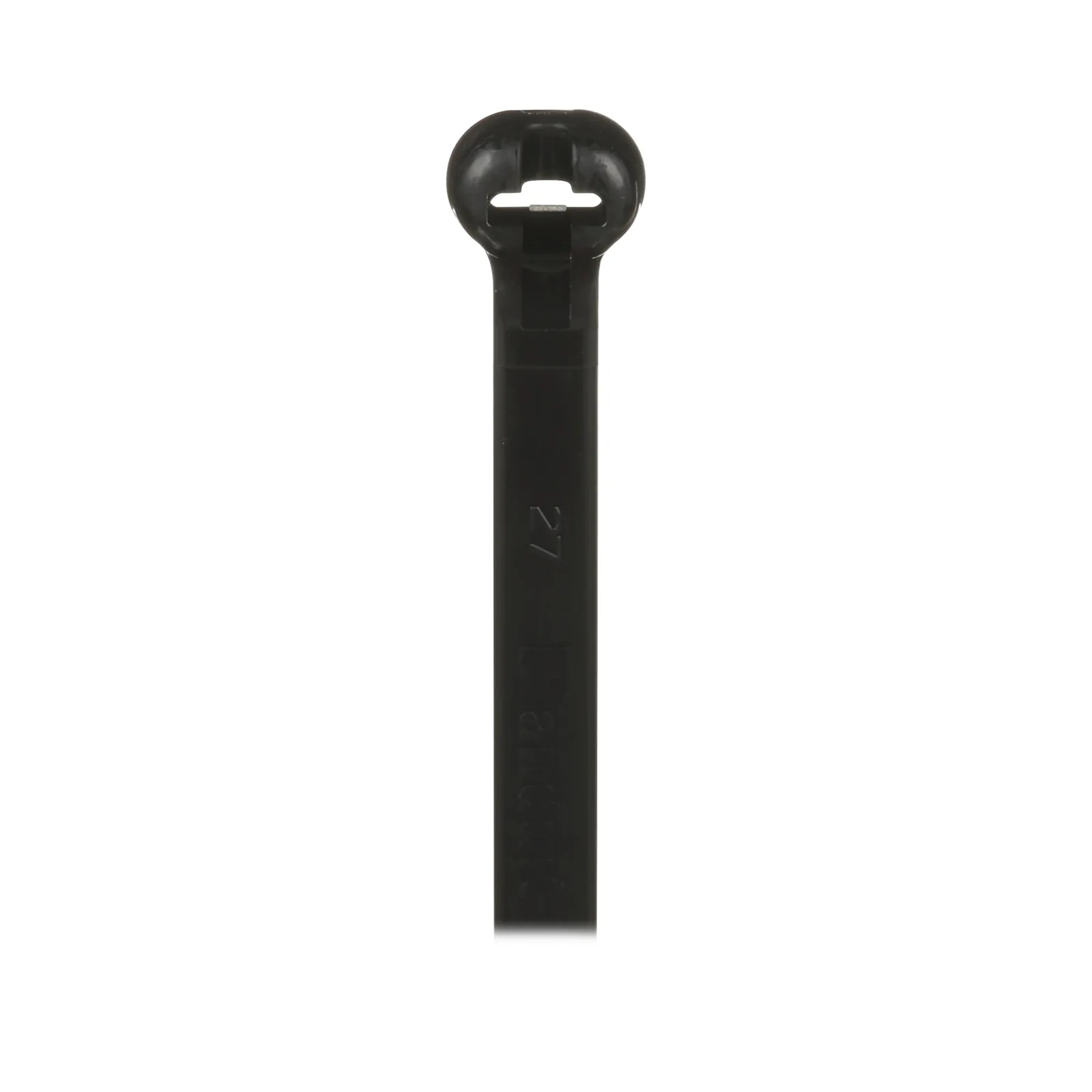 Cincho Dome-Top Nylon 6.6, 378mm largo x 7mm ancho, Color Negro. Paquete de 250 piezas