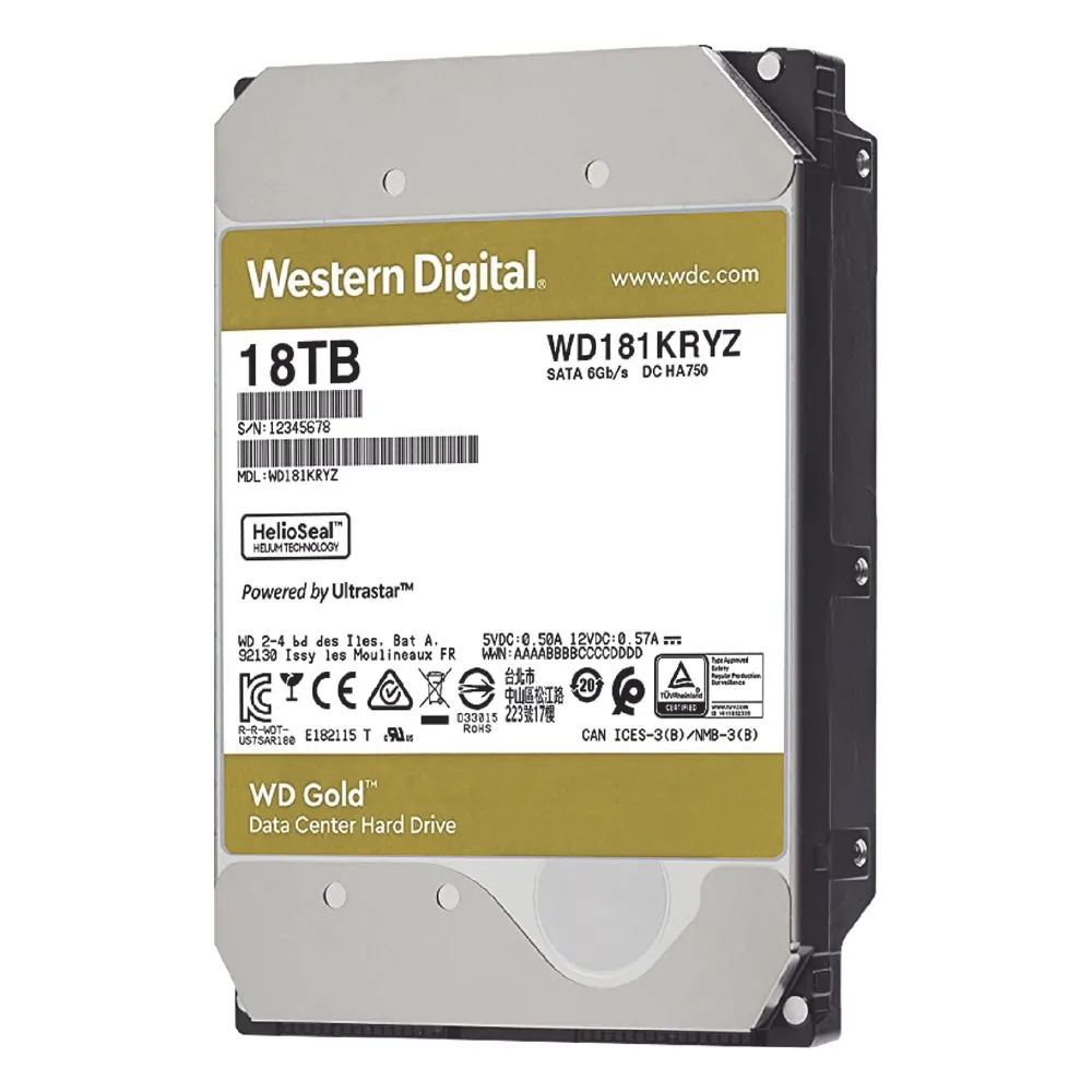 Disco Duro Enterprise 18TB WD GOLD