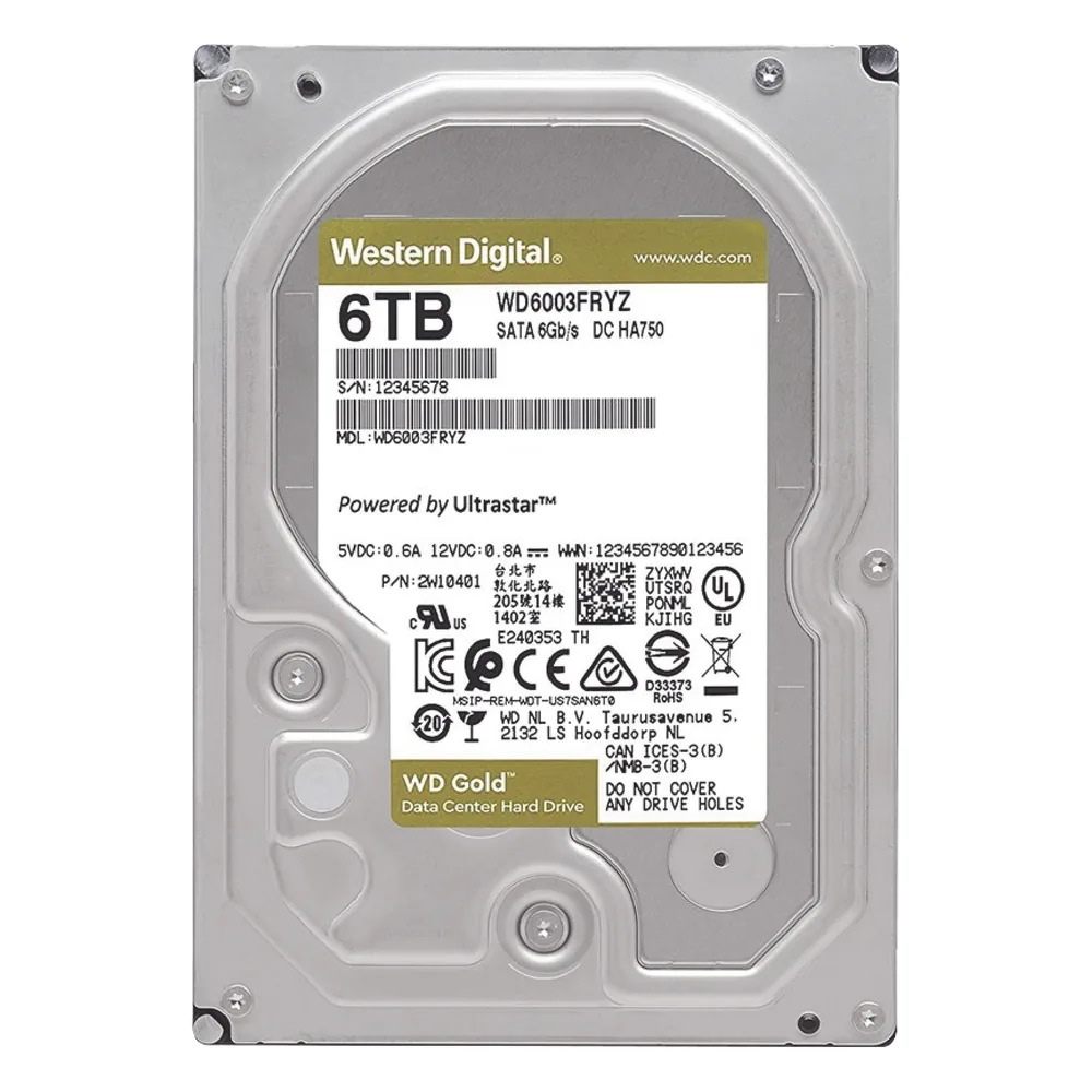 Disco Duro Enterprise 6TB WD GOLD