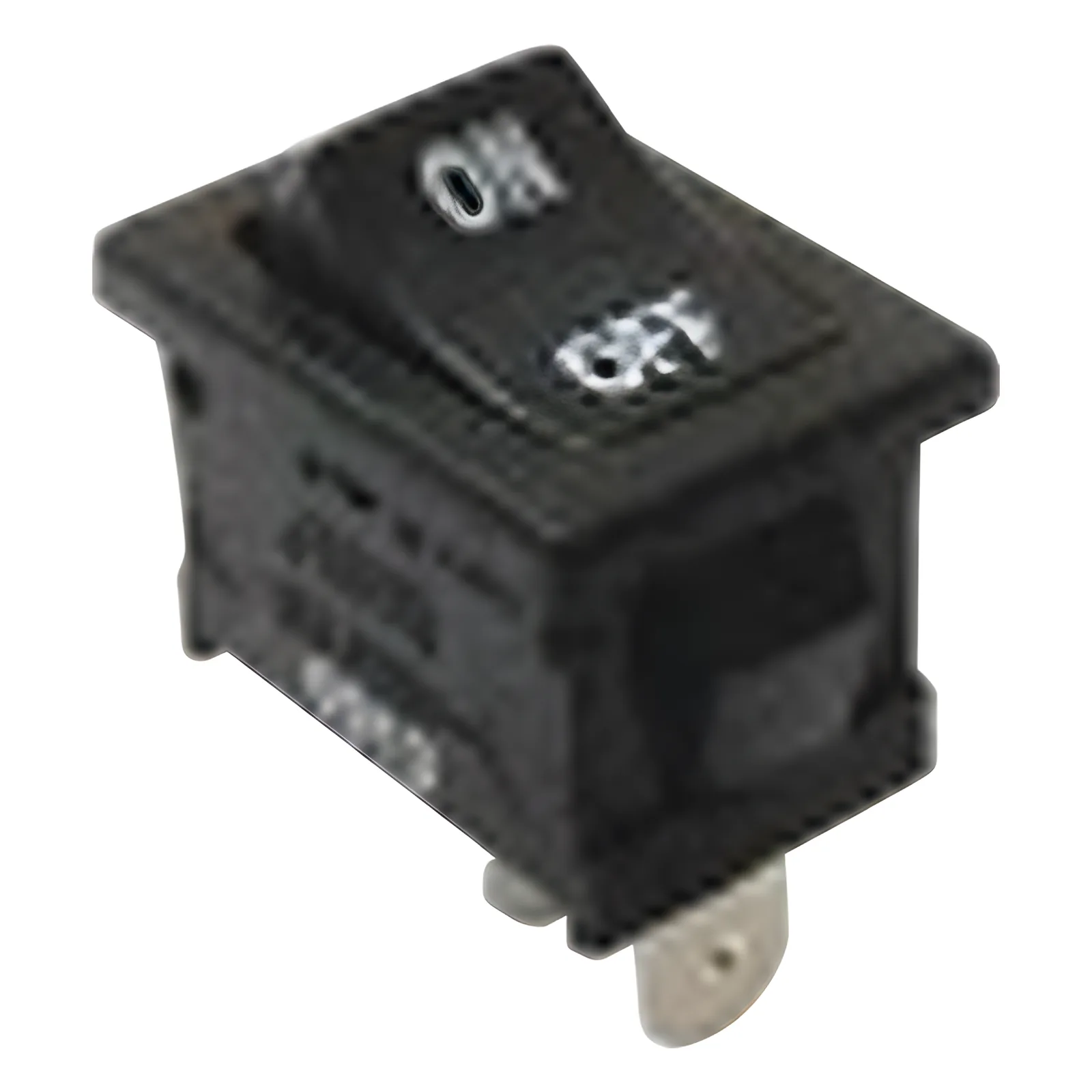 Interruptor Rocker SPST Off-On, Poliamida Negro, 11 Amp., Hasta 125 Vca, Contacto en Plata, 4.8 mm