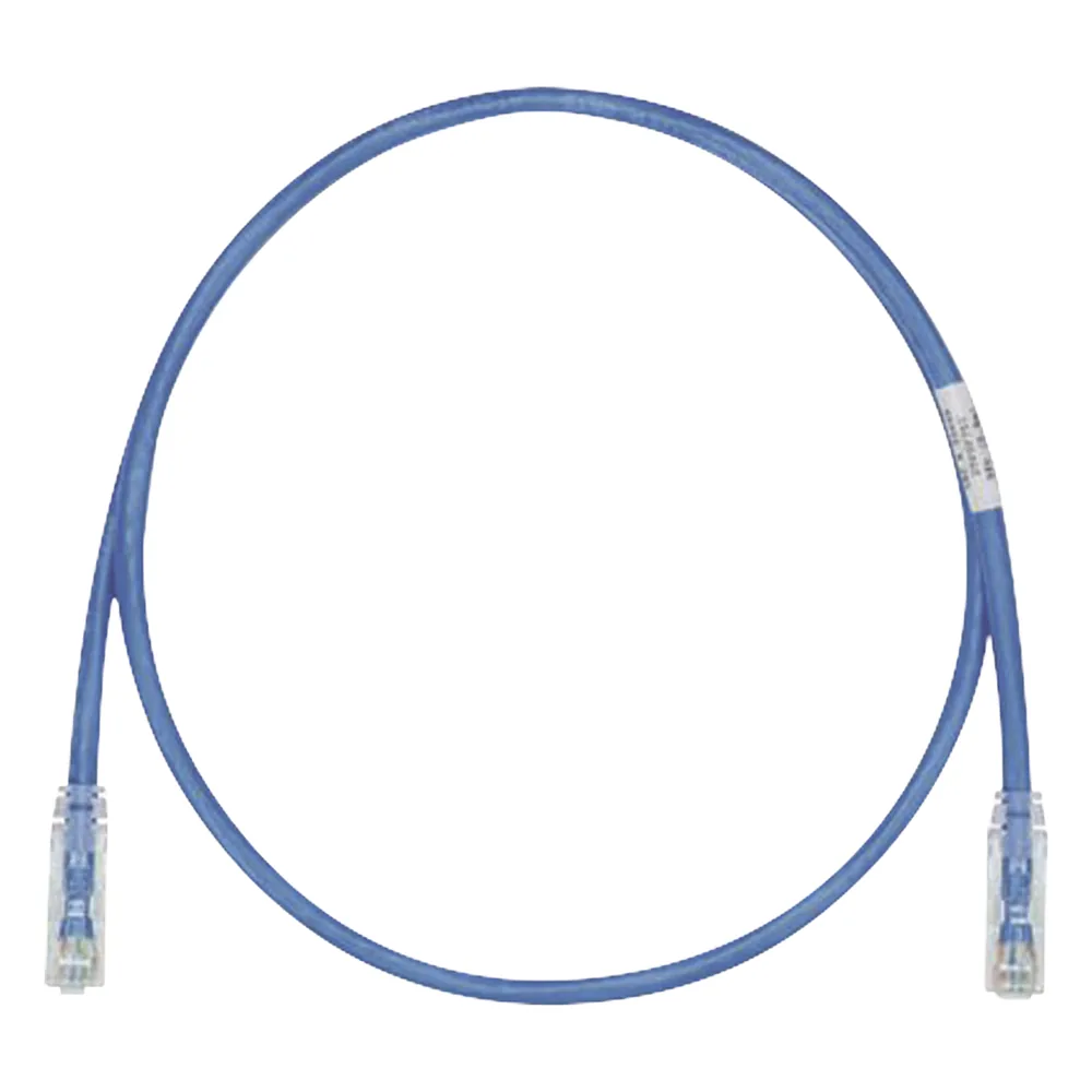 Cable de Parcheo TX6, UTP Cat6, 24 AWG, CM, Color Azul, 10.67 Metros (35 Pies)