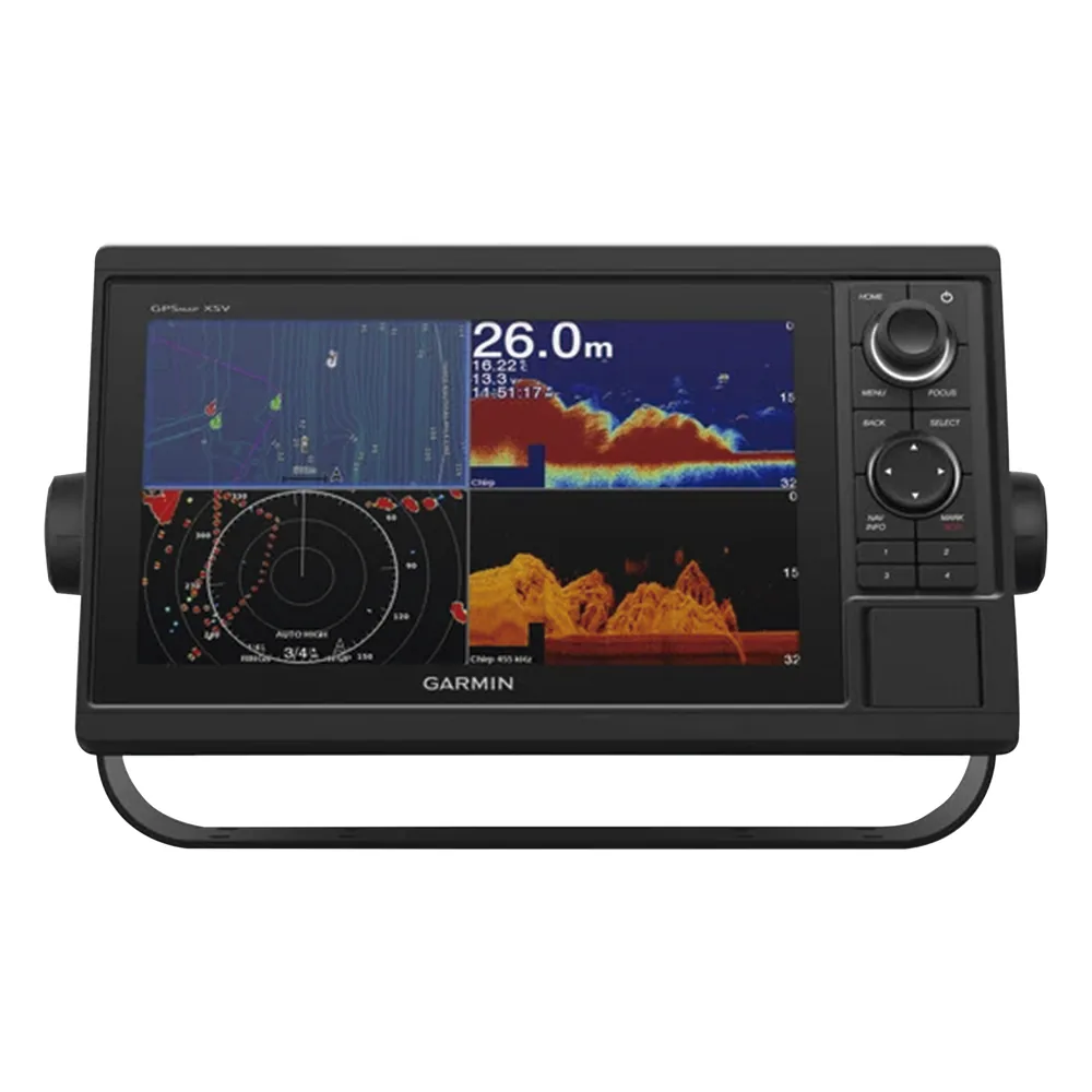 GPSMAP® 1022xsv ecosonda de 10" SIDEVÜ, CLEARVÜ y CHIRP tradicional.