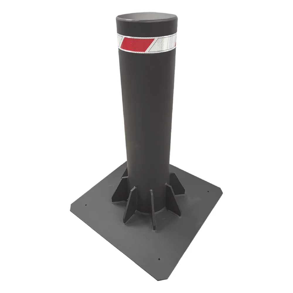 Bolardo Fijo de Alta Seguridad de 220 mm de Diámetro / Fabricado en Acero al Carbón