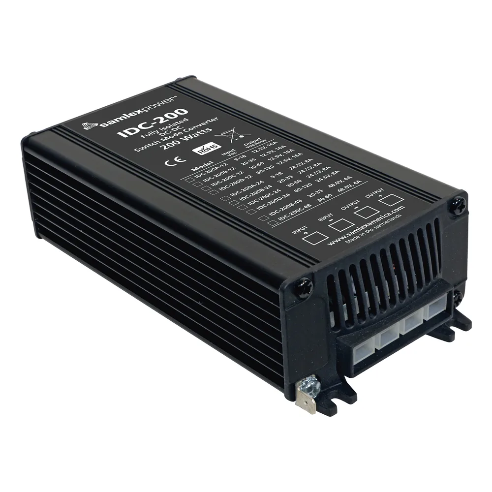 Convertidor Aislado d/200W Ent: 9-18Vcc, Sal: 24 Volts, 8 Amp