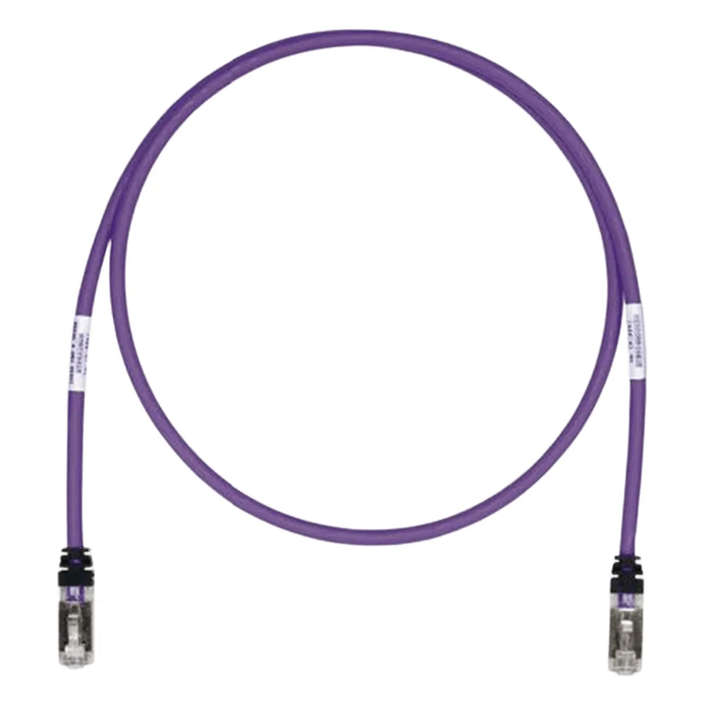 Patch Cord Cat6A, Blindado S/FTP, CM/LS0H, 1.52 Metros (5 Pies), Color Violeta