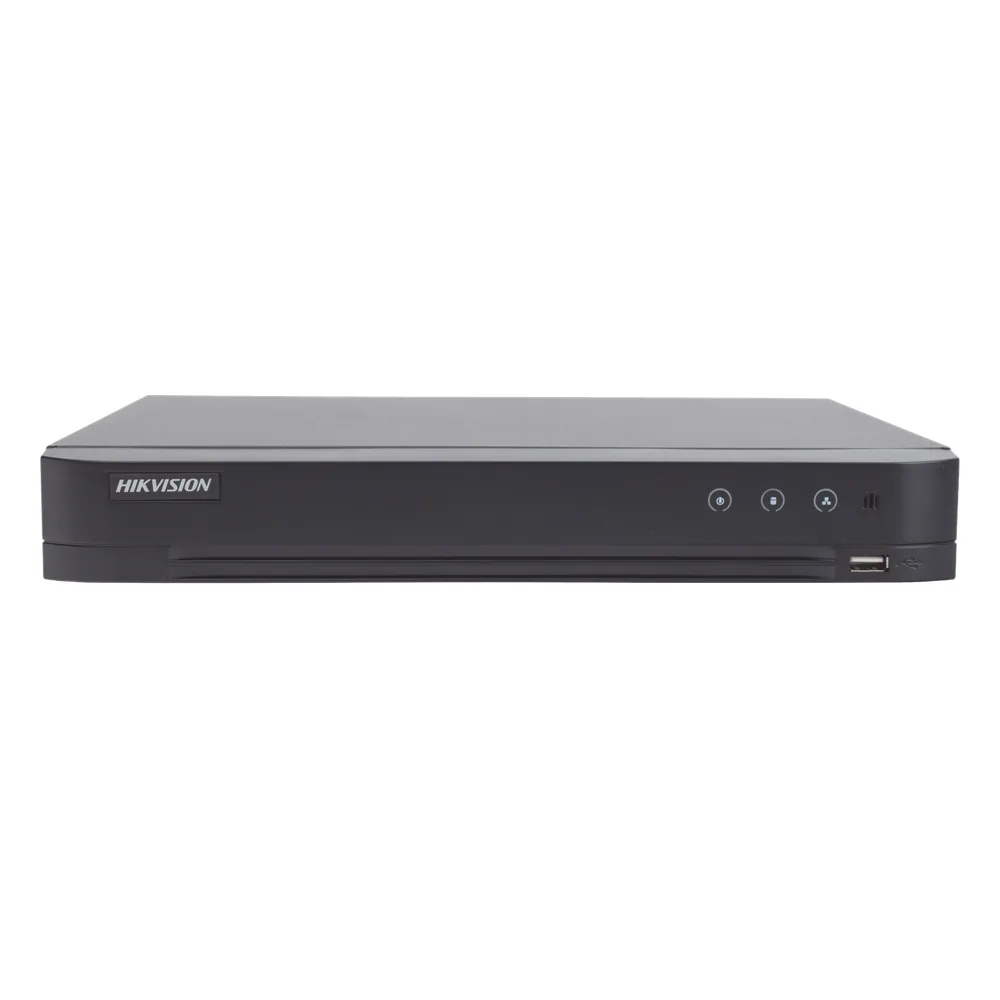 DVR 4 Canales TurboHD + 2 Canales IP / 5 Megapixel Lite - 3K Lite / Acusense (Evista falsas alarmas) / Audio por Coaxitron / 1 Bahía de Disco Duro / Salida de Video en Full HD