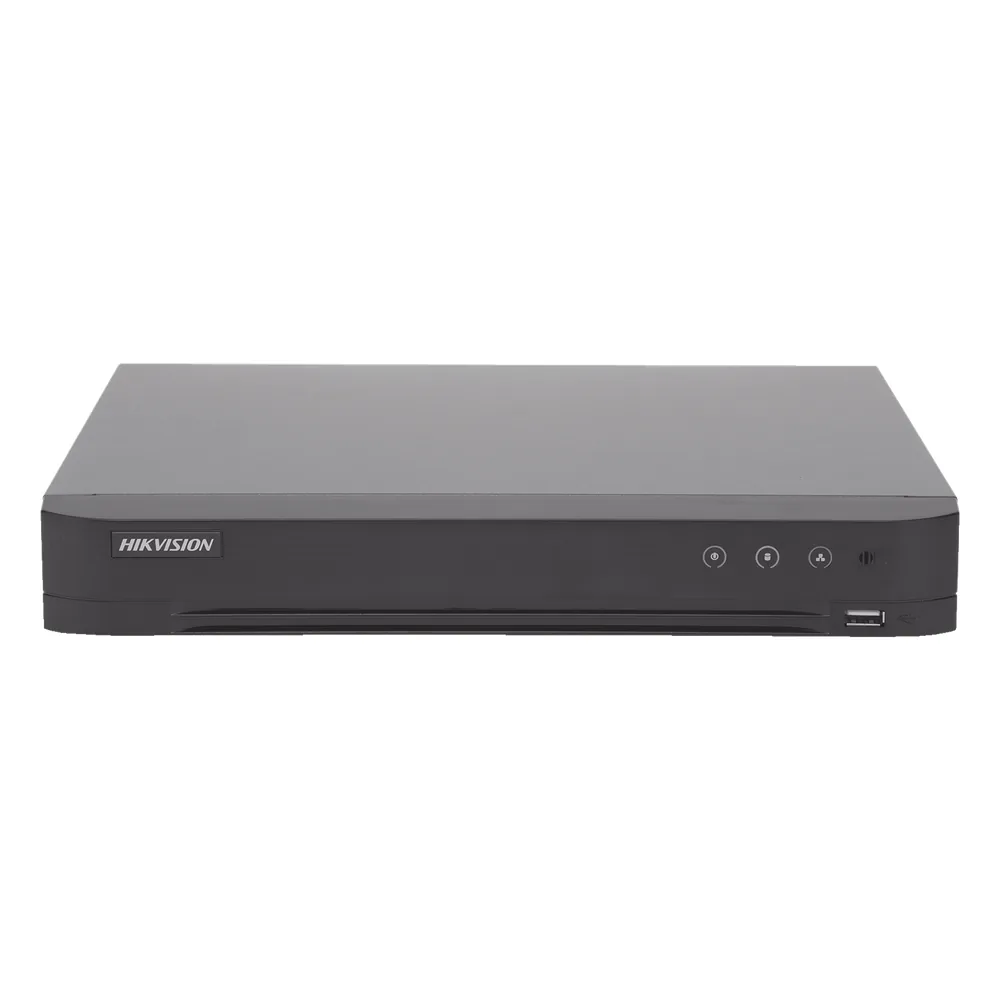 DVR 8 Canales TurboHD + 4 Canales IP / 5 Megapixel - 3K Lite / Acusense (Evita Falsas Alarmas) / Audio por Coaxitron / 1 Bahía de Disco Duro / H.265+ / Salida de Video en Full HD