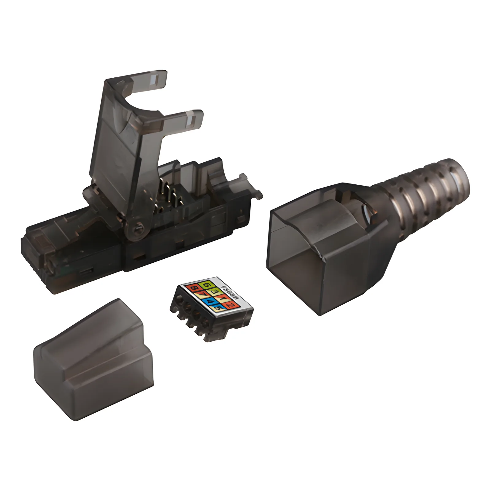 Plug RJ45 para Cable UTP Categoría 6A - Sin Herramienta, para Terminación en Campo