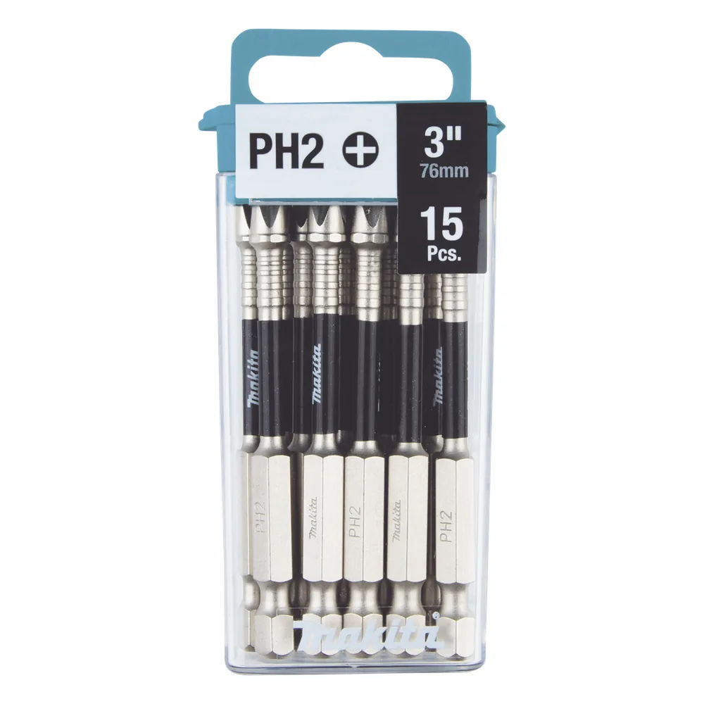 Broca Reforzada de 3" Phillips #2 Impact XPS®, Paq. c/15 piezas