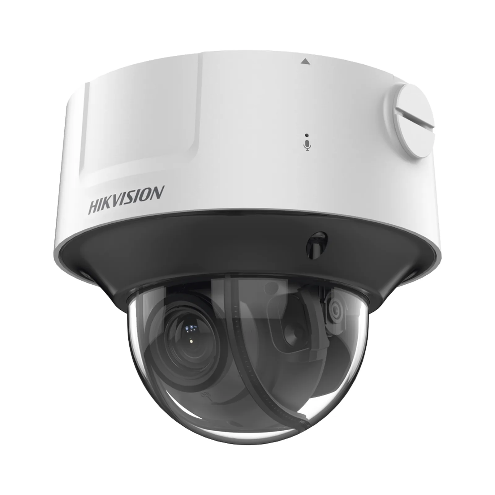 Domo IP 4 Megapixel / Lente Mot. 2.8 a 12 mm / Conteo de Personas / WDR 140 dB / 30 mts IR EXIR / DARKFIGHTER / Exterior IP67 / IK10 / Detección Facial / Búsqueda por Atributos / microSD