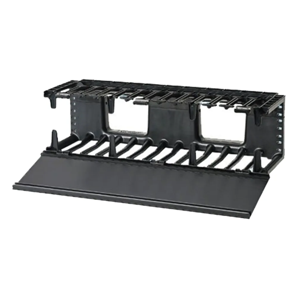 Organizador de Cables Horizontal NetManager, Sencillo (Solo Frontal), Para Rack de 19in, 3UR