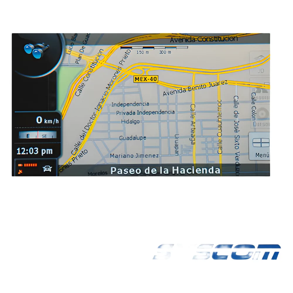 Tarjeta SD para el Receptor M500 de GPS. Contiene Mapas de México (Carreteras Nacionales y Estatales).