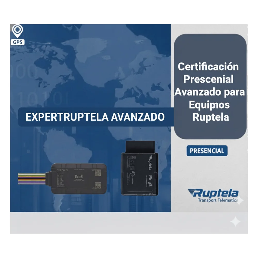Curso GPS y Telemática Vehicular Ruptela EpcomGPS Avanzado
