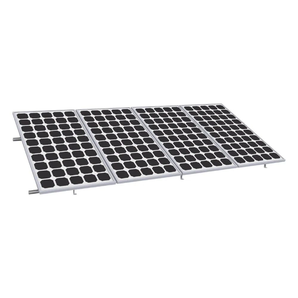 Montaje para Panel Solar, Riel de 4400mm para Módulos con Espesor de 35mm, Velocidad de Viento Máx. 136km/h