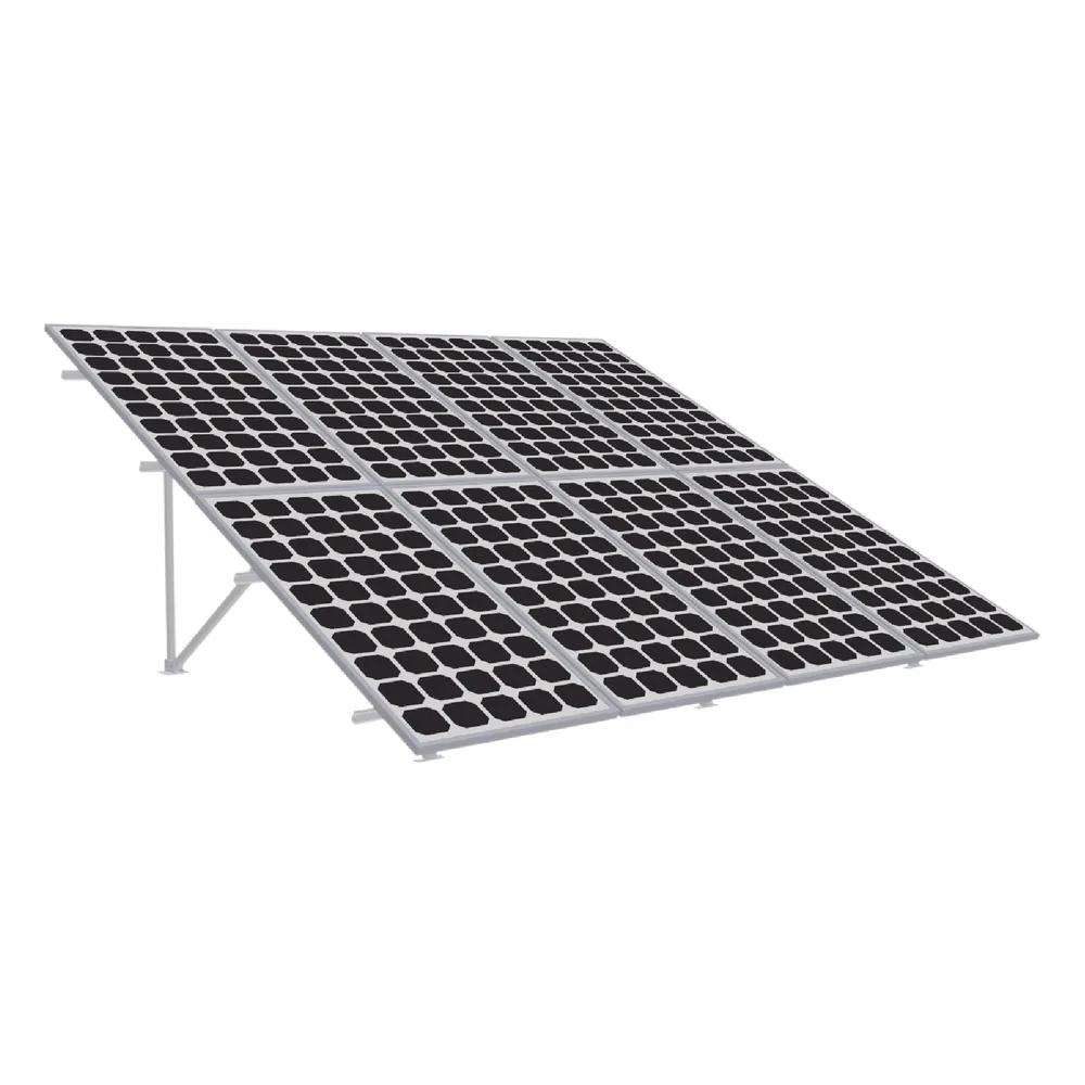 Montaje para Panel Solar, Riel de 2200mm para Módulos con Espesor de 35mm, Velocidad de Viento Máx. 136km/h