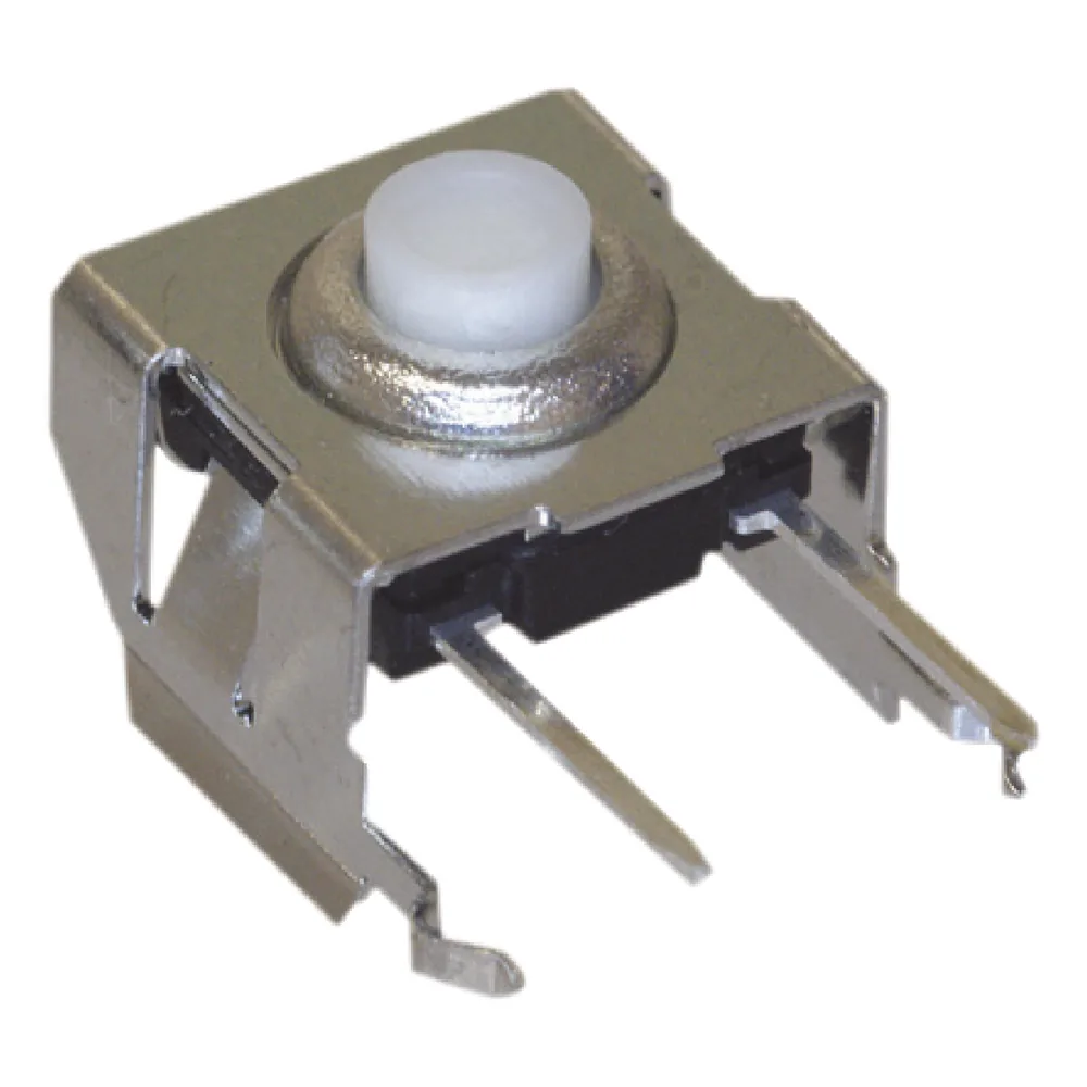 Interruptor Táctil en Ángulo Recto / PCB, SPST, 50 mA, 12 Vcc (RoHS), para Mic. KMC-22