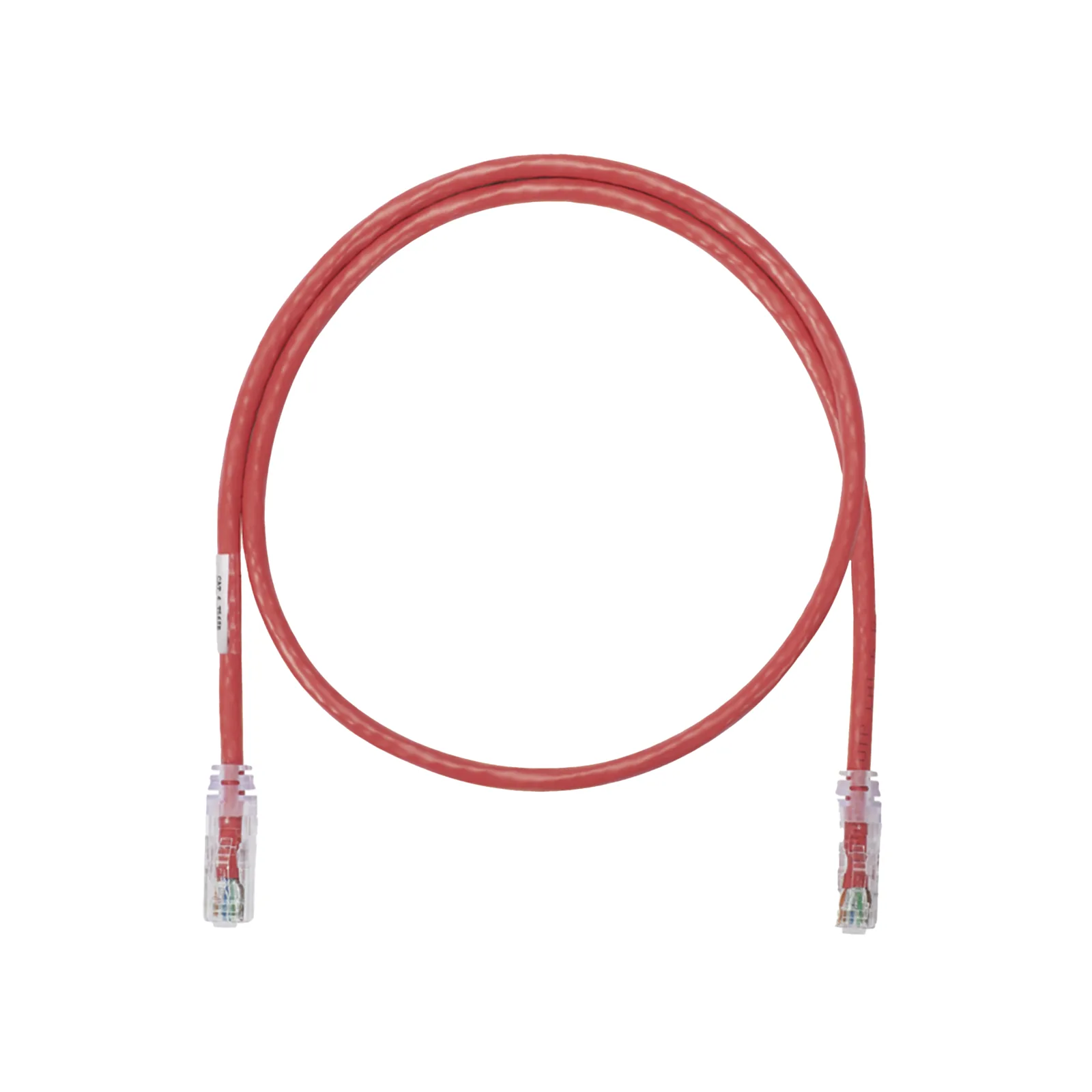 Cable de Parcheo NetKey UTP Categoría 6, con Plug Modular en Cada Extremo - 0.3 Metros (1 Pie) - Rojo