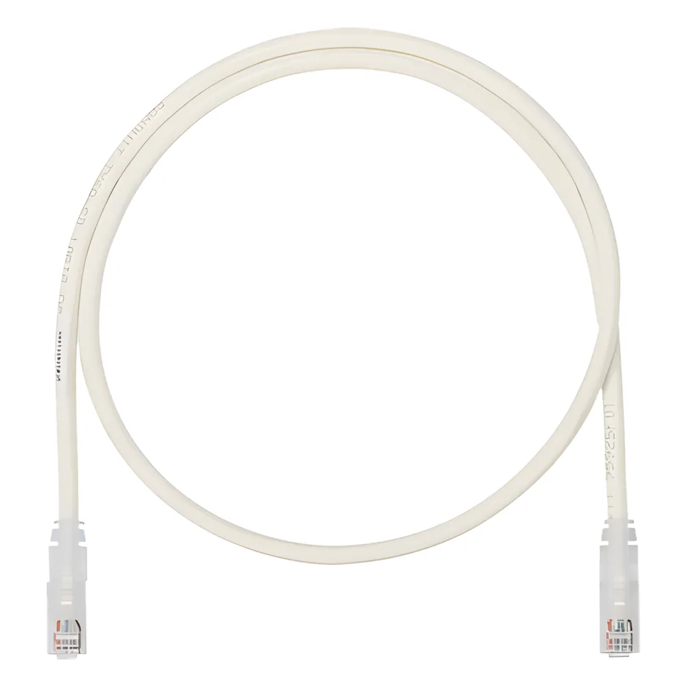 Cable de Parcheo UTP, Cat6A, 24 AWG, CM, Color Blanco, 4.57 Metros (15 Pies)