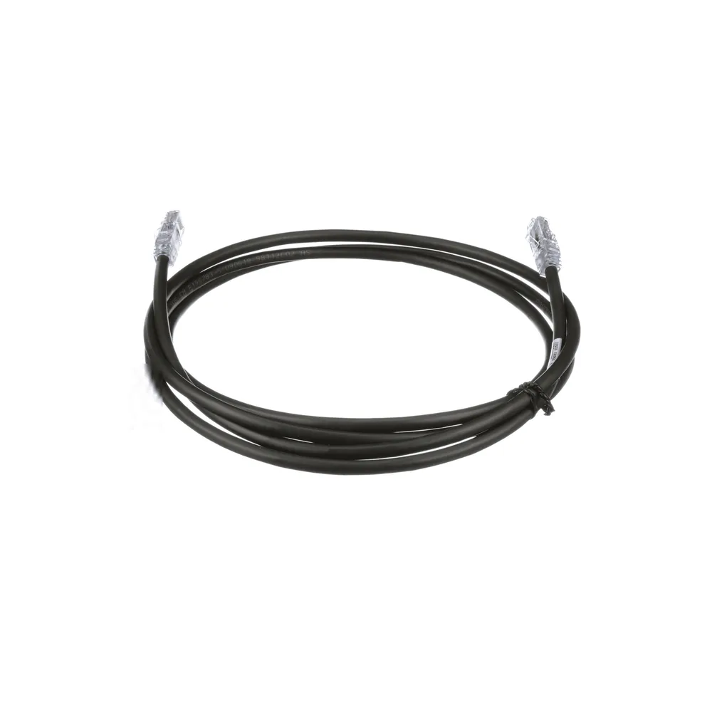 Cable de Parcheo UTP, Cat6A, 24 AWG, CM, Color Negro, 10.67 Metros (35 Pies)