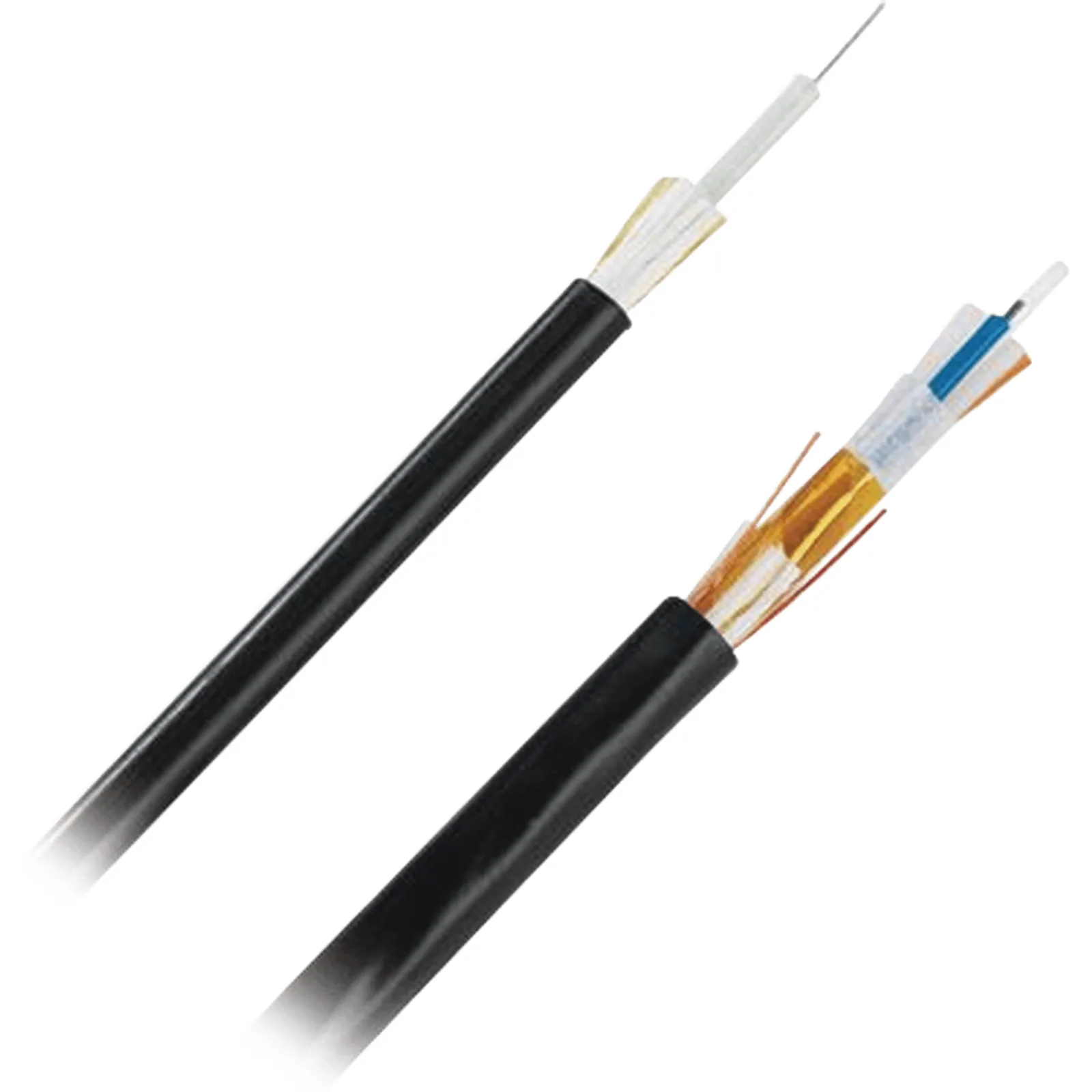 Cable de Fibra Óptica de 6 Hilos, Multimodo OM4 50/125 Optimizada, Interior/Exterior, Loose Tube 250um, No Conductiva (Dieléctrica), LSZH (Cero Halógenos), Precio Por Metro