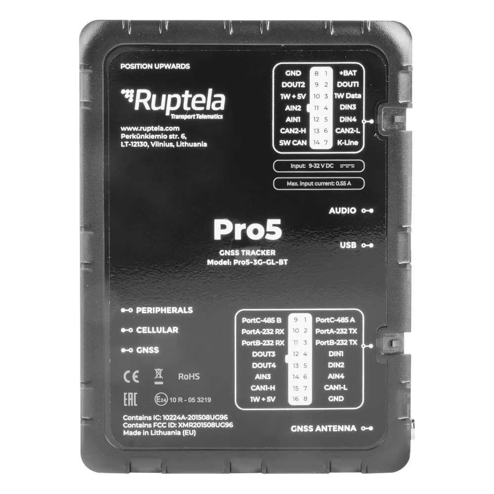 Localizador Vehicular Avanzado, Tecnologia 2G y 3G, Ideal Para Vehiculos Pesados, Lectura de Puerto CANbus / Sensores Bluetooth