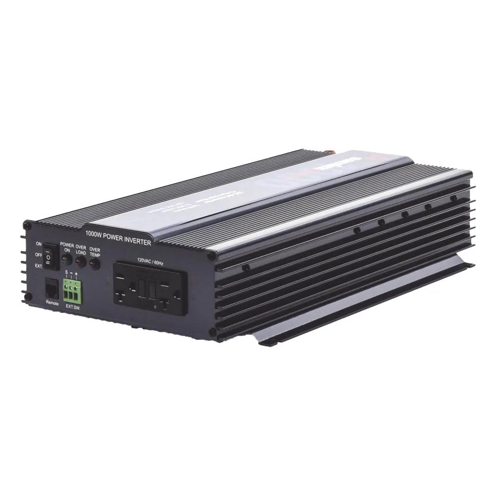 (Trabajo 24/7) Inversor de Corriente PURA 1000 W / 12 Vcc / salida 120VCA / HEAVY DUTY