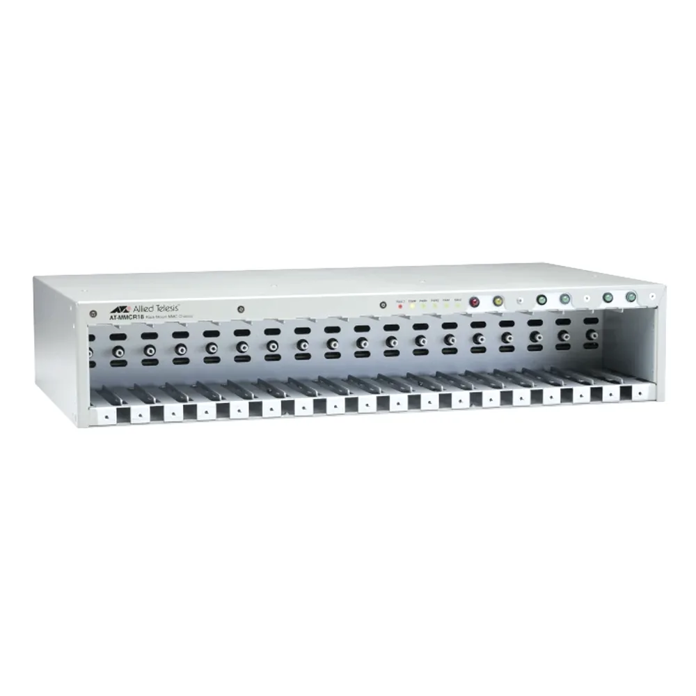 Chasis 18-Slot para MMC2xxx & MMC6xxx series Mini Media Converters, No PSU