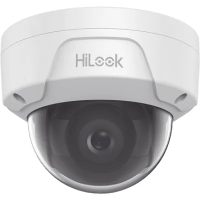 HiLook Series / Domo IP 4 Megapixel / Lente 2.8 mm / 30 mts IR / Exterior IP67 / IK10 / PoE / WDR / ONVIF