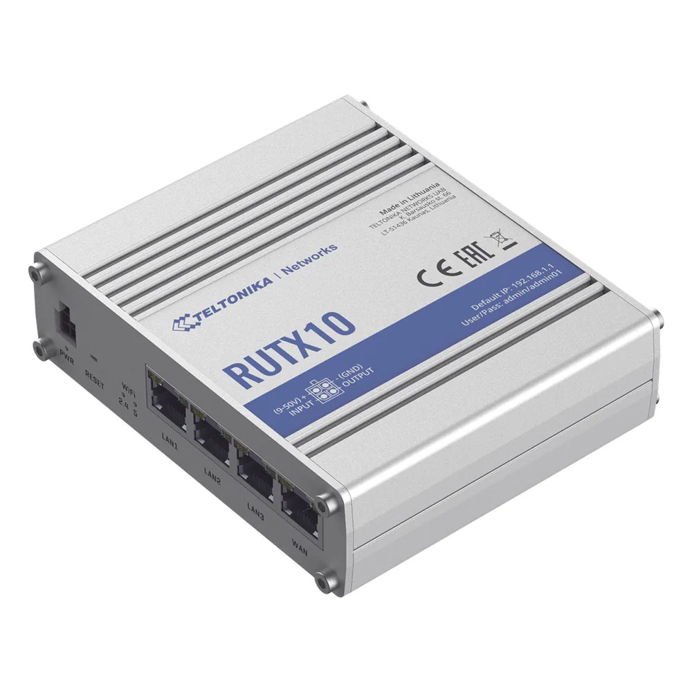 Router Industrial WiFi 5 VPN / 802.11ac Dual Band / 4 Puertos Gigabit / Quad-Core / PoE / -40°C a 75°C