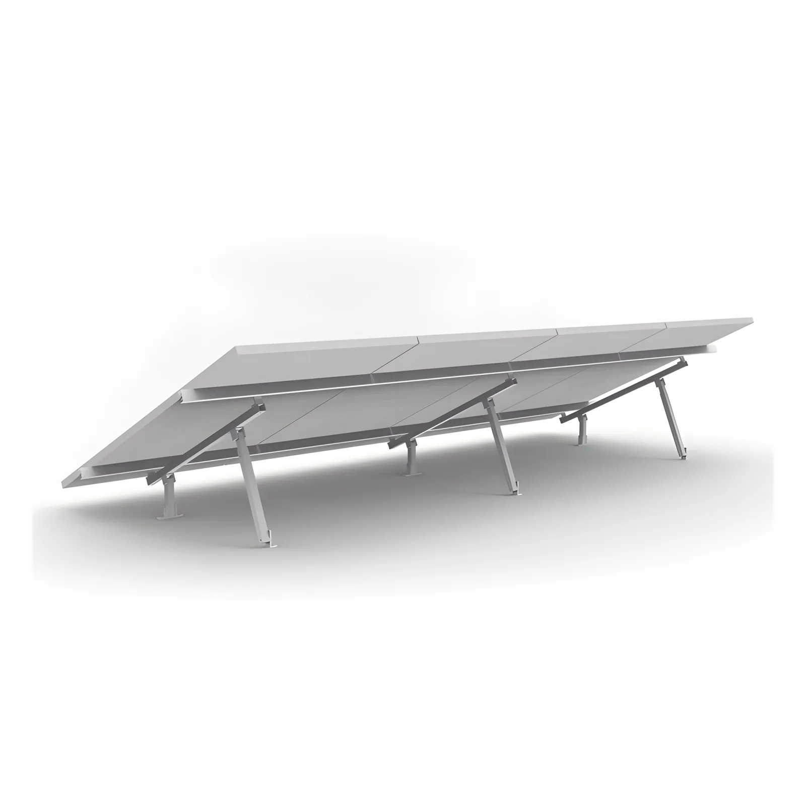 Montaje para Panel Solar, Riel de 4400mm para Módulos con Espesor de 40mm, Velocidad de Viento Máx. 162km/h