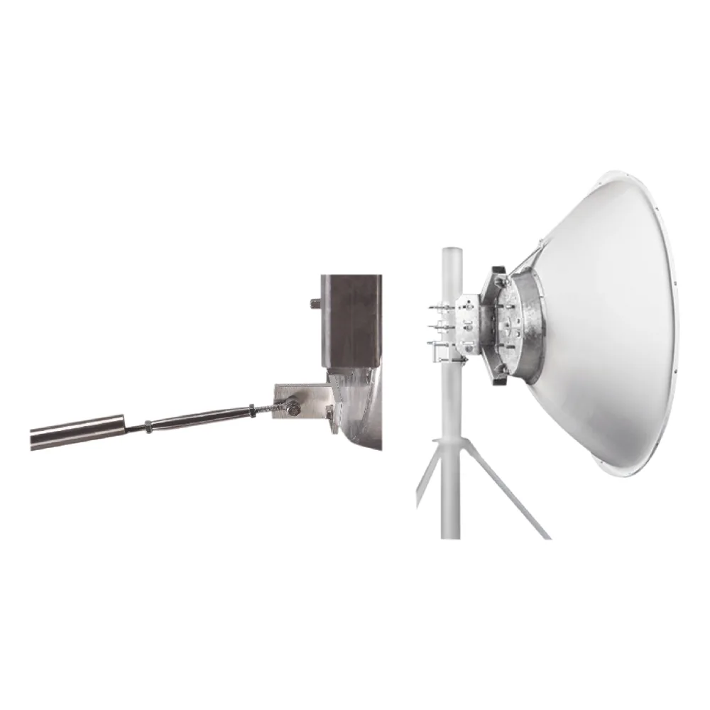 Antena parabólica 4 ft para radio B11, ganancia de 41 dBi, conector guía de onda, 10.1-11.7 GHz, 1.2 m, incluye montaje JRZ1200-ADJUSTABLE