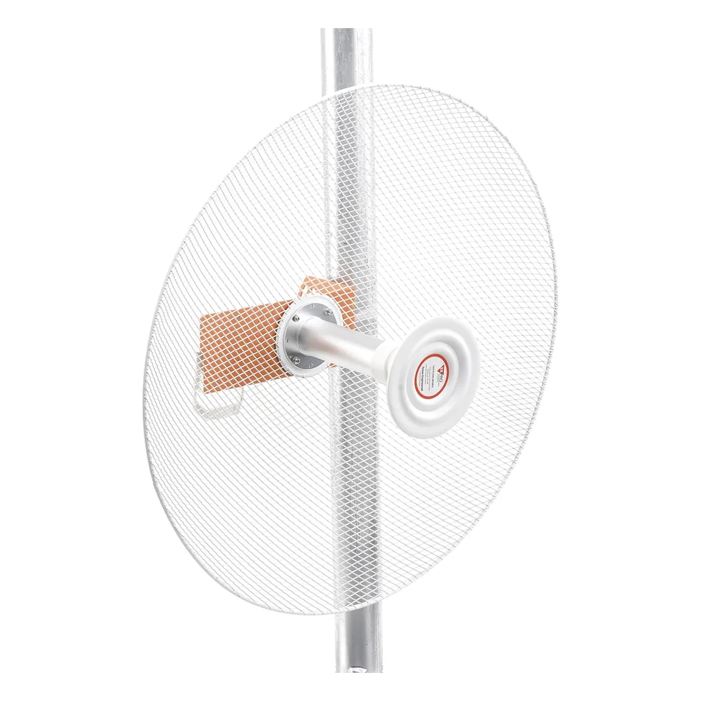 Antena direccional con diseño aerodinámico para minimiza la resistencia al viento, Ganancia de 30 dBi, frecuencia (4.9 - 6.5 GHz), Polarización doble, incluye montaje para torre o mástil