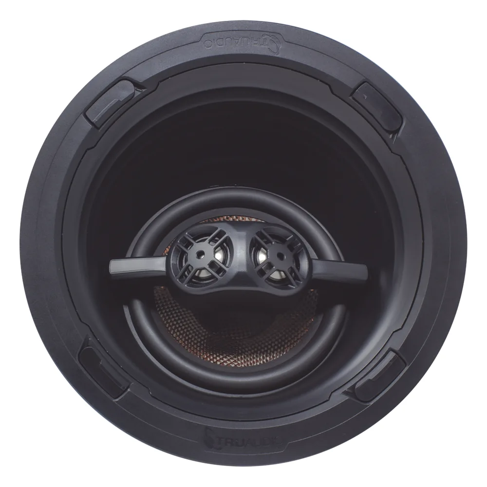 REV Series Altavoz Surround | Angulo para Techo de 3 Vias | Cine en Casa | Woofer 7in de Fibra de Carbono | 2 Tweeter de 1in | Giratorio de Titanio | 175W | 8&Omega;