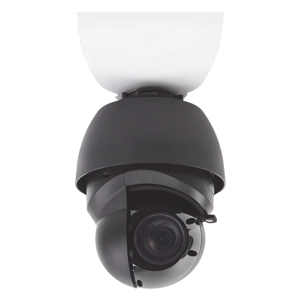 UniFi Protect G4 PTZ cámara de giro, inclinación y zoom de alto rendimiento con transmisión de video 4K, 24 FPS, zoom óptico 22x y visión nocturna LED IR adaptativa.