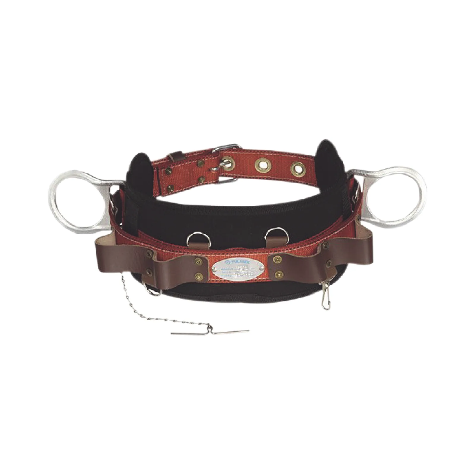 Cinturón de Liniero de Lujo, Fabricado en Poliéster, con 2 Anillos tipo D, Talla 44.